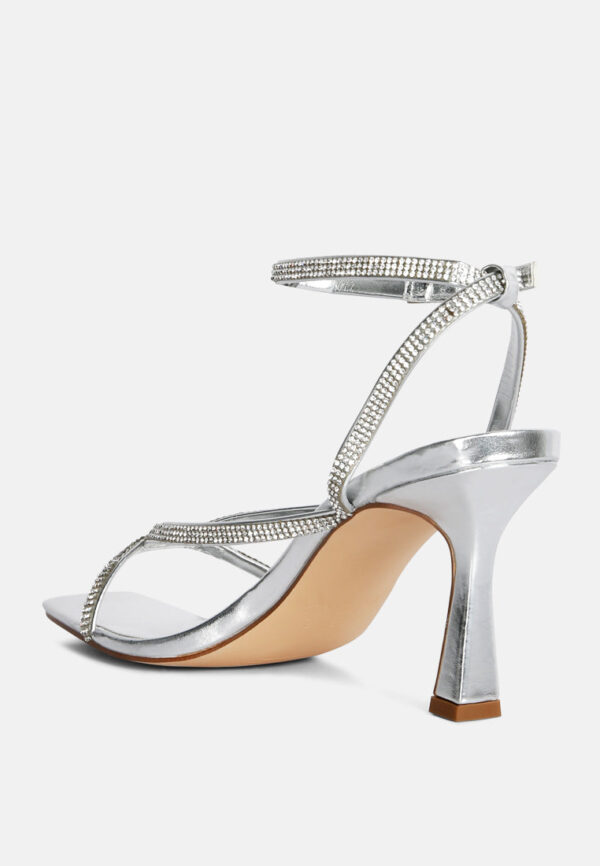 crush it diamante mid heel sandal - Image 8