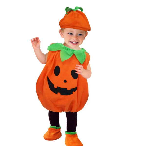 Baby Halloween Pumpkin Clothes Cosplay Costume Sets - Image 2