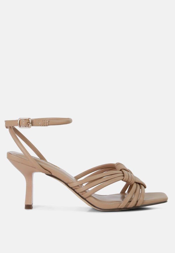 weekend pick box knot pin heel sandals - Image 6