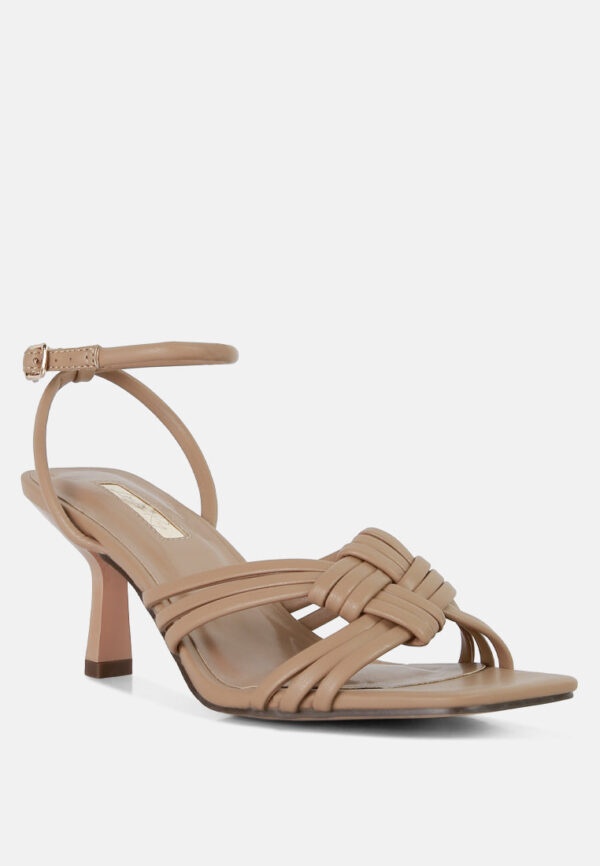 weekend pick box knot pin heel sandals - Image 7